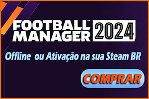 Football Manager 2024 Original Português Chave de ativação Steam + Brasil  Mundi Up FM 2024